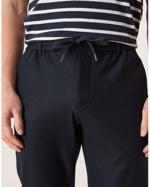 Mango – gewebte jogginghose in Blue für Herren
