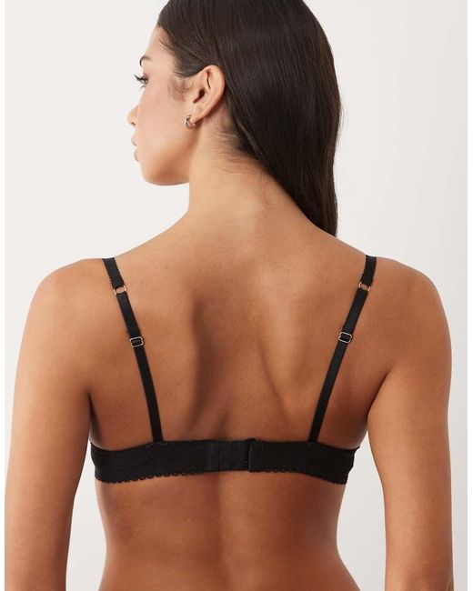 ASOS Black Lola Lace Push Up Bra