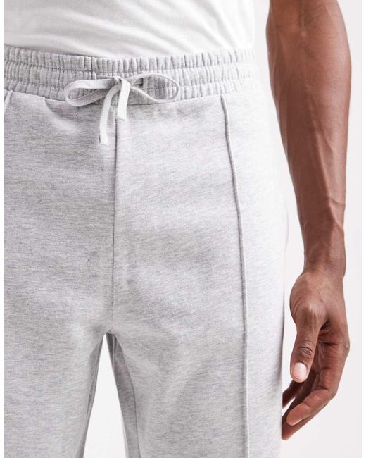 New Look White Straight Leg joggers for men