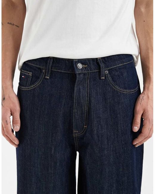 Tommy Hilfiger Blue Theo Baggy Denim Shorts for men