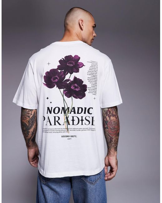 ADPT – oversize-t-shirt in Gray für Herren
