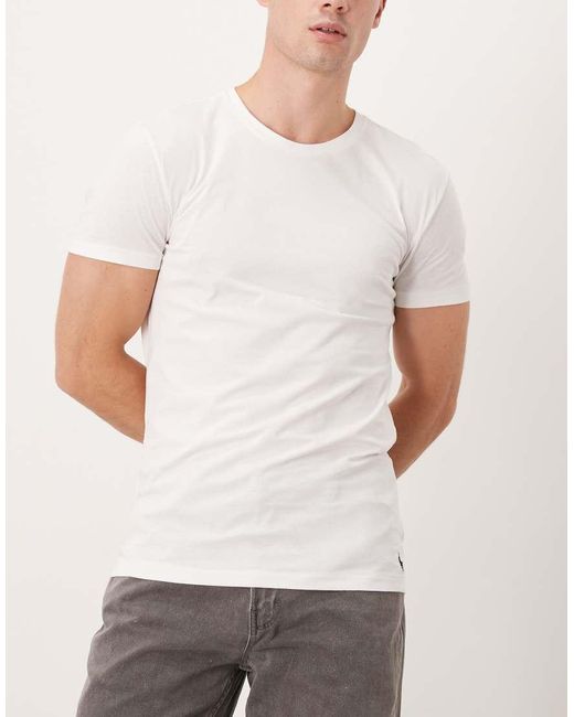 Polo Ralph Lauren Natural 3 Pack Icon Logo Lounge T-shirt for men