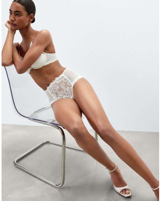 Intimissimi White From The Boudoir French Knickers