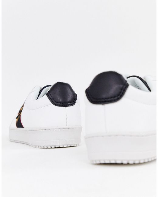 River Island Sneakers With Bee Embroidery in White for Men Lyst