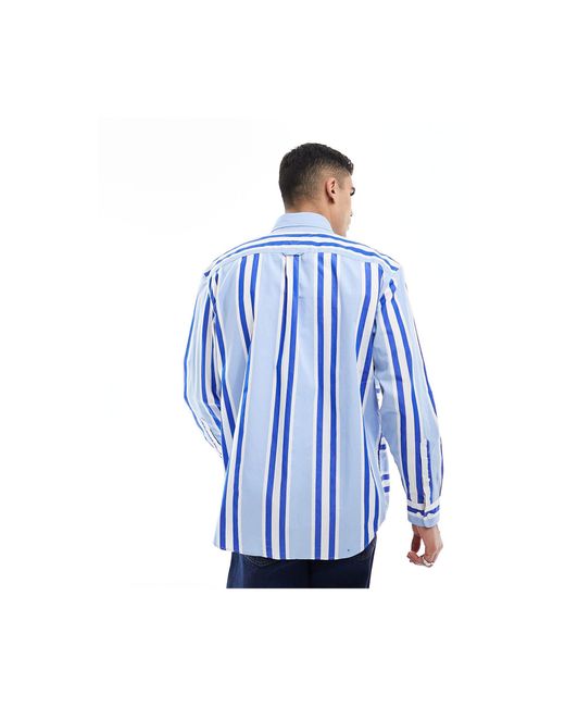 Tommy Hilfiger Blue Stripe Shirt for men