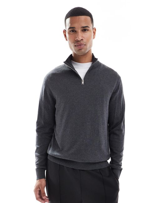 Pull à col zippé Jack & Jones pour homme en coloris Blue