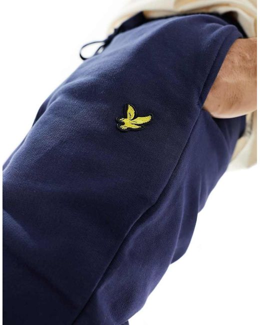 Lyle & Scott Blue Lyle & Scott Slim Fit Joggers for men