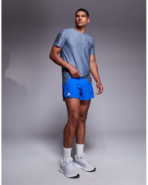 Adidas Originals Adidas running – own the run – t-shirt in Blue für Herren