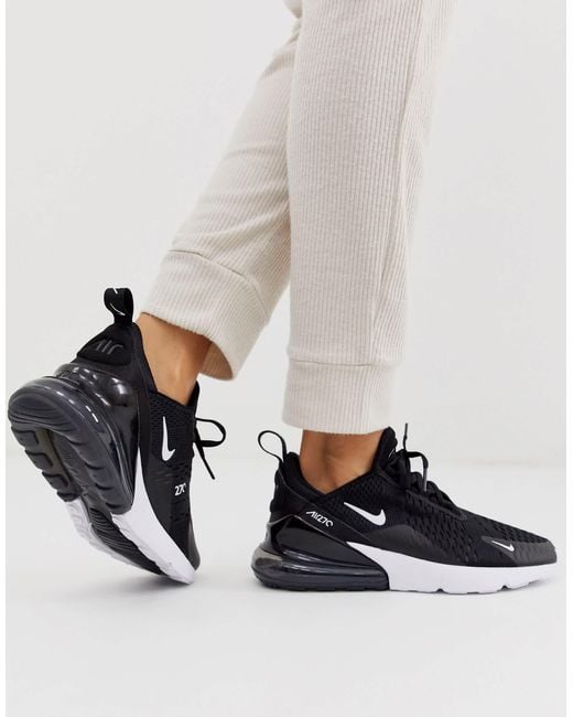 Black on black air max 27 deals