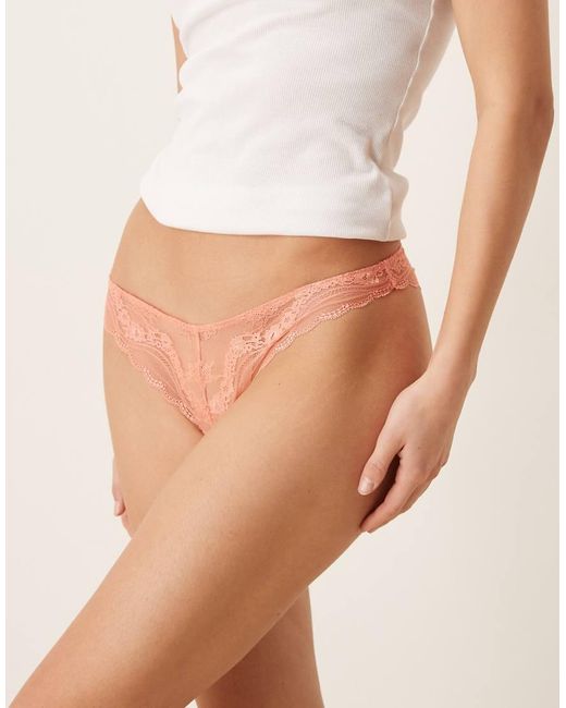 Free People Natural Intimately Fp Spring Fever Lingerie Thong