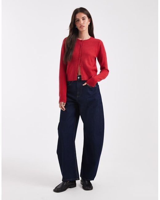Hollister Red Classic Cardigan