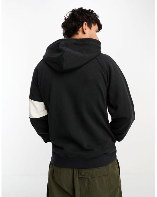 Adidas Originals Rifta - Hoodie Met Kleurvlakken En Logo in het Black voor heren