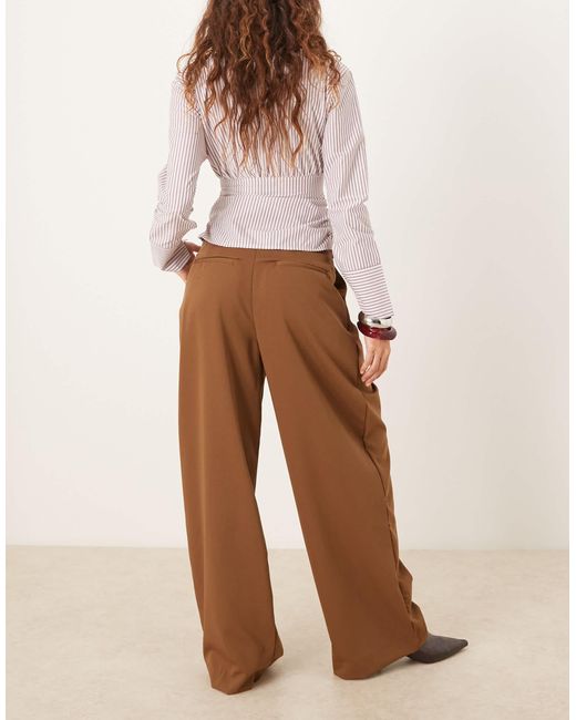 Mango Natural Slouchy Tailored Pants