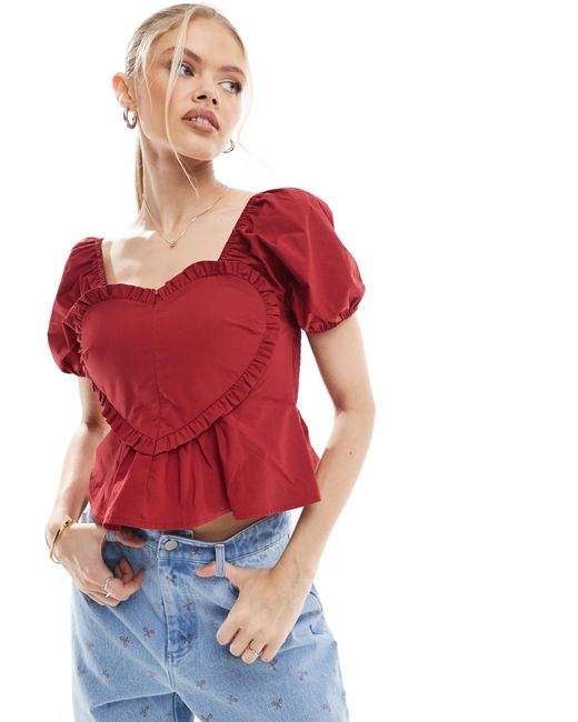 The Frolic Red – exklusives oberteil