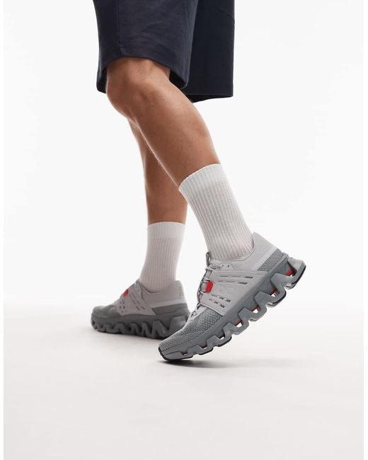 On Shoes Gray Cloudswift Amp Running Trainers for men