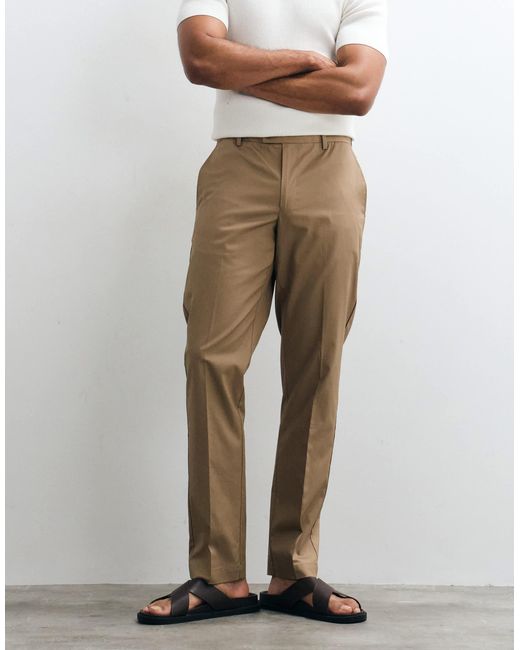 Mango Brown Tailored Trouser for men