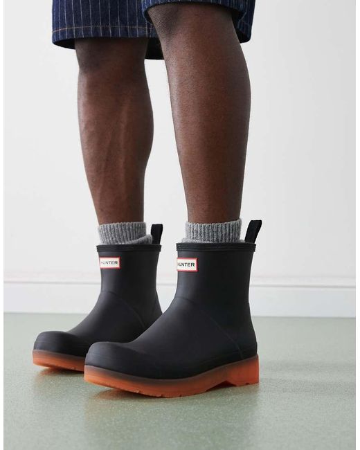 Botas Bajas Negras Con Suela Translúcida Play De Hunter de hombre de color Black