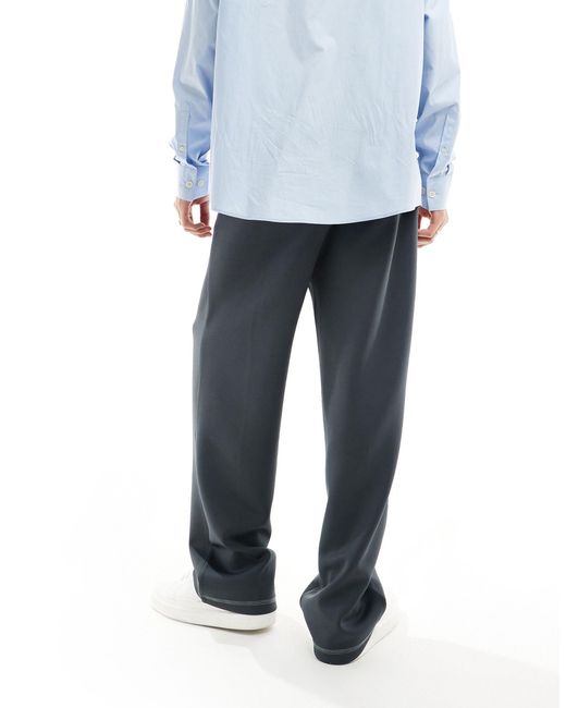 ASOS – gerade geschnittene jogginghose in Blue für Herren