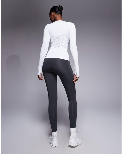 4505 Blue Icon Active Tie Waist Run Legging With Phone Pocket