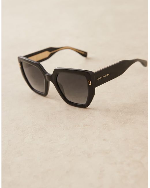 Marc Jacobs Brown Marc Jacobs Square Sunglasses