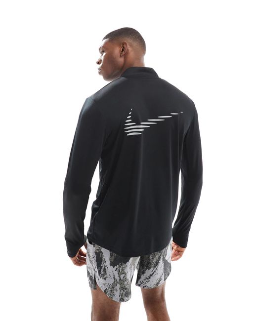 Nike – pacer flash – langärmliges oberteil in Black für Herren