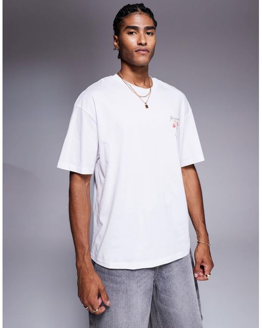 ADPT – oversize-t-shirt in White für Herren