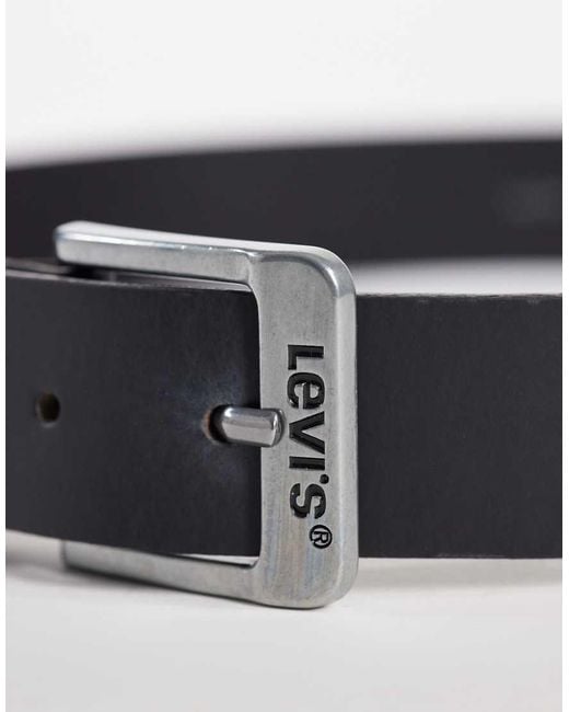 Levi's Blue Free 35mm Leather Belt for men