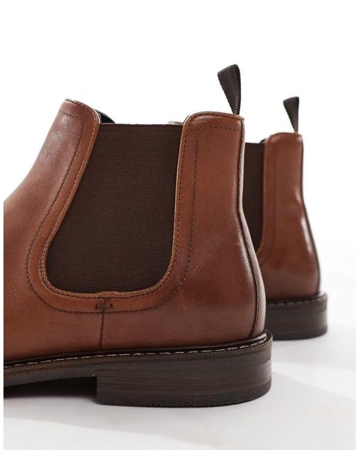 ASOS Blue Chelsea Boots for men