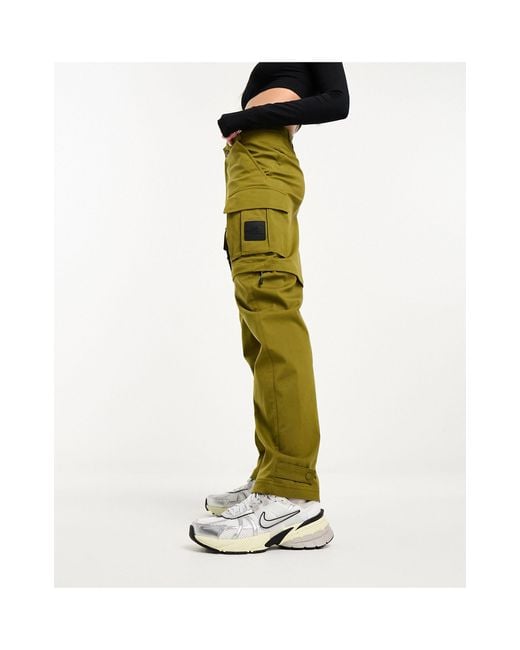 The North Face Green Nse Convin Loose Fit Zip Off Cargo Trousers