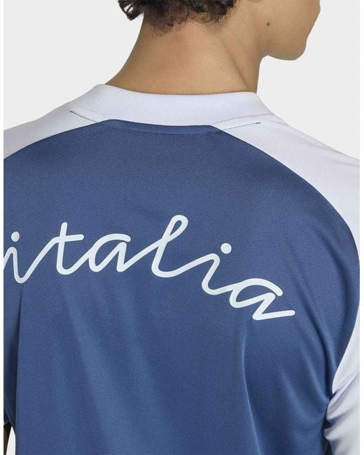 Adidas Originals Blue Italy 26 Away Pre-Match Jersey for men