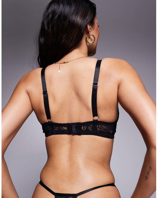 ASOS Black – fuller bust – margot – bügel-bh aus er spitze mit bindedetail