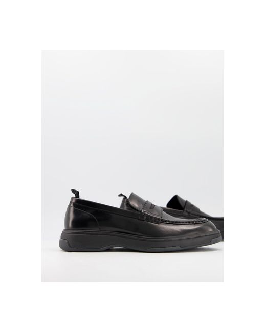 Pegasus - mocassins - cuir Calvin Klein pour homme en coloris Black