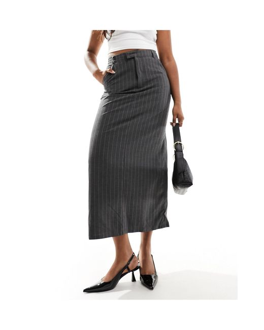 Pimkie Black Tailored Midi Skirt