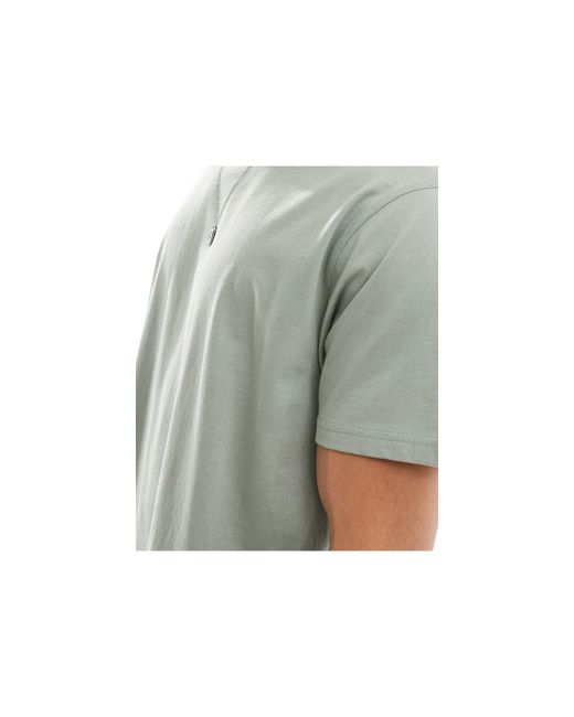 T-shirt oversize - minéral Brave Soul pour homme en coloris Green