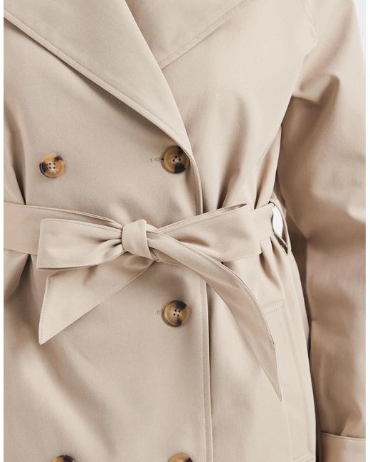 Threadbare Natural Trench Coat