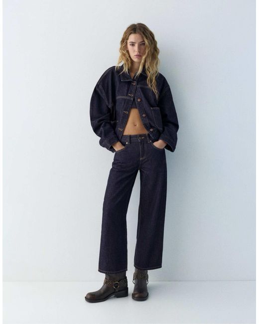 Pull&Bear Blue – culotte-jeans
