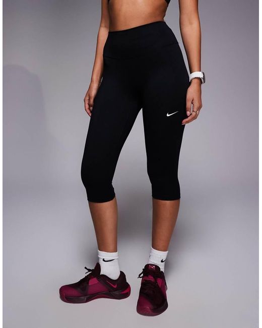 Nike Blue One Dri-Fit Capri Trouser