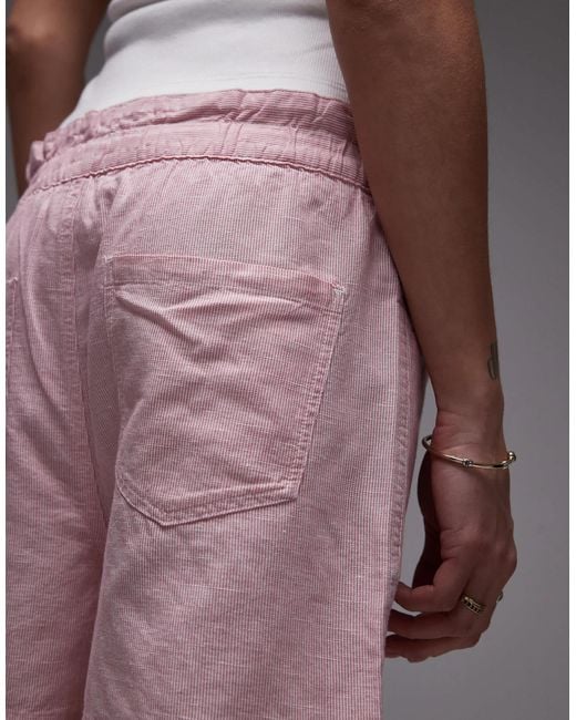 Tommy Hilfiger Multicolor – boxershorts aus leinen mit und weißen streifen
