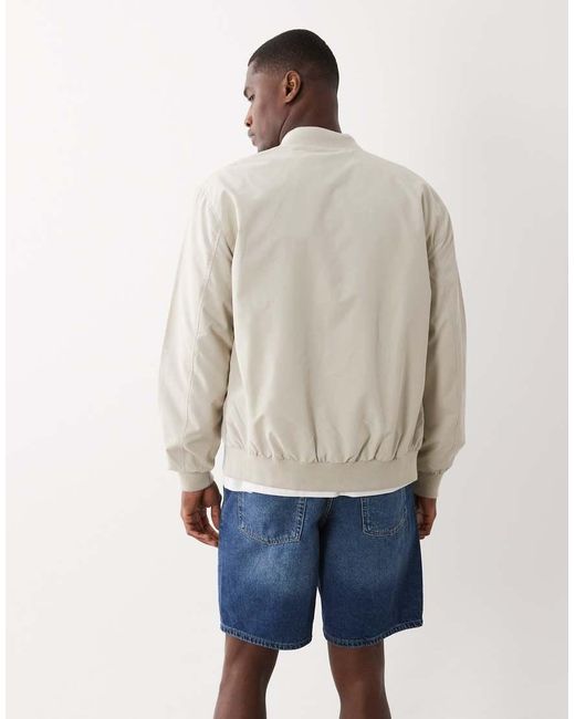 Only & Sons Natural Bomber Jacket for men
