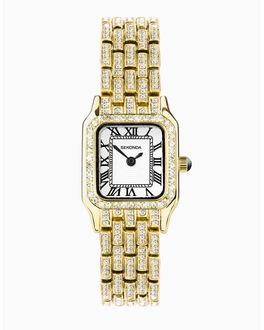 Sekonda Metallic Monica 22Mm Analogue Watch