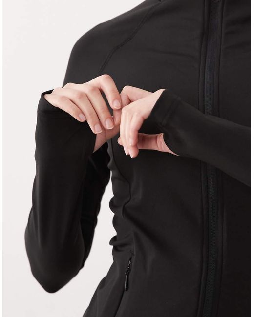 Dare 2b Black Quick-Dry Stretchy Refresh Full Zip Stretch Midlayer
