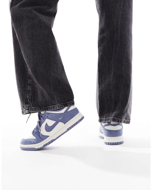 Nike Blue Dunk Low Trainers