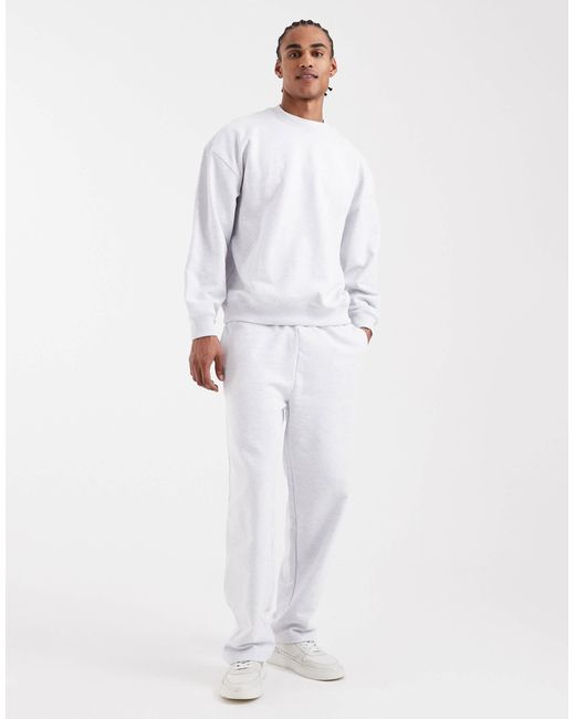 Sweat d'ensemble ras Only & Sons pour homme en coloris White