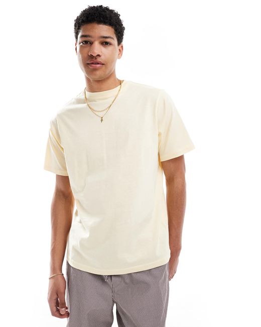 Pull&Bear White Regular Fit T-shirt for men