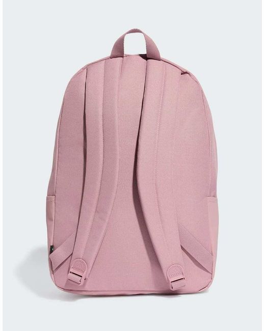 Adidas Originals Pink Classic 3 Bar Logo Backpack