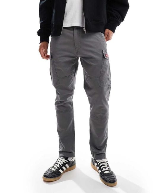 Levi's White Lo Ball Cargo Trousers for men