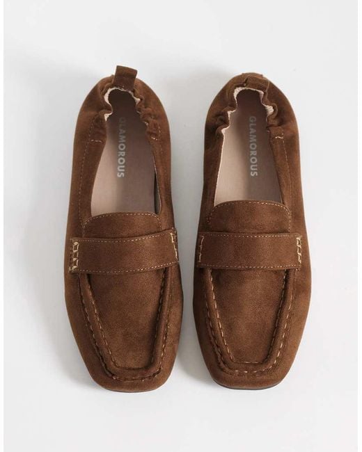 Glamorous Brown Loafers
