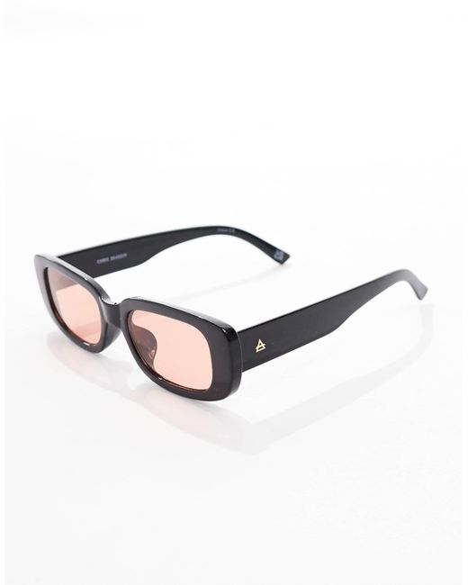 Aire White – ceres – schmale, rechteckige sonnenbrille