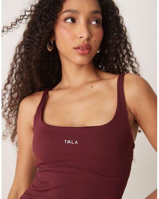 Tala Red Skinluxe Scoop Neck Tank Top