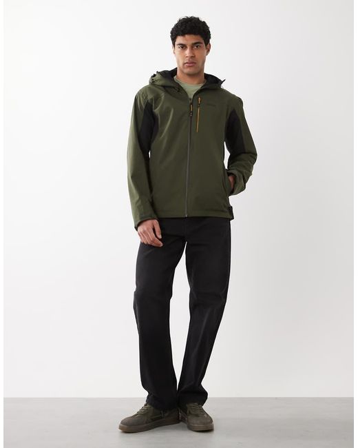 Regatta Green Waterproof Breathable Birchdale Ii Hooded Jacket for men